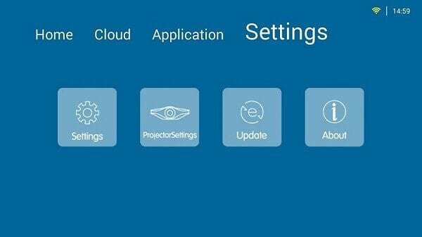 Wipao S3 Android Projector Settings