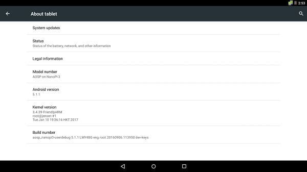 NanoPC T3 Android 3