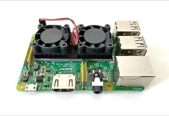 RaspberryPi CPU Cooling Fan Kit 3 RaspberryPi CPU Cooling Fan Kit 3
