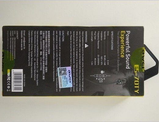 ES 70TY Earphones Package 3 ES 70TY Earphones Package 3