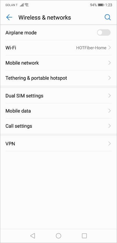 Huawei P20 Android 18