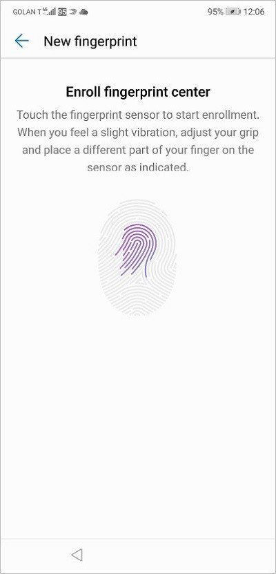 Huawei P20 Fingerpring ID 2