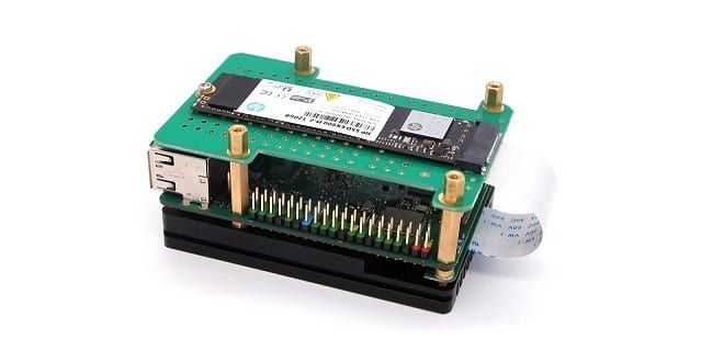 ROCK PI 4 New Redesigned M.2 SATA SSD Expansion Board ROCK PI 4 M.2 Extension Board