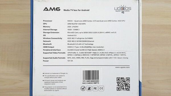 Ugoos AM6 Box P7 Ugoos AM6 Box P7