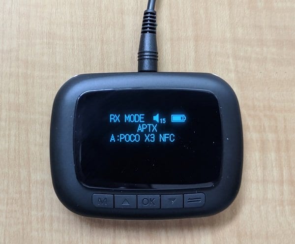 BR6 Audio Adapter Display