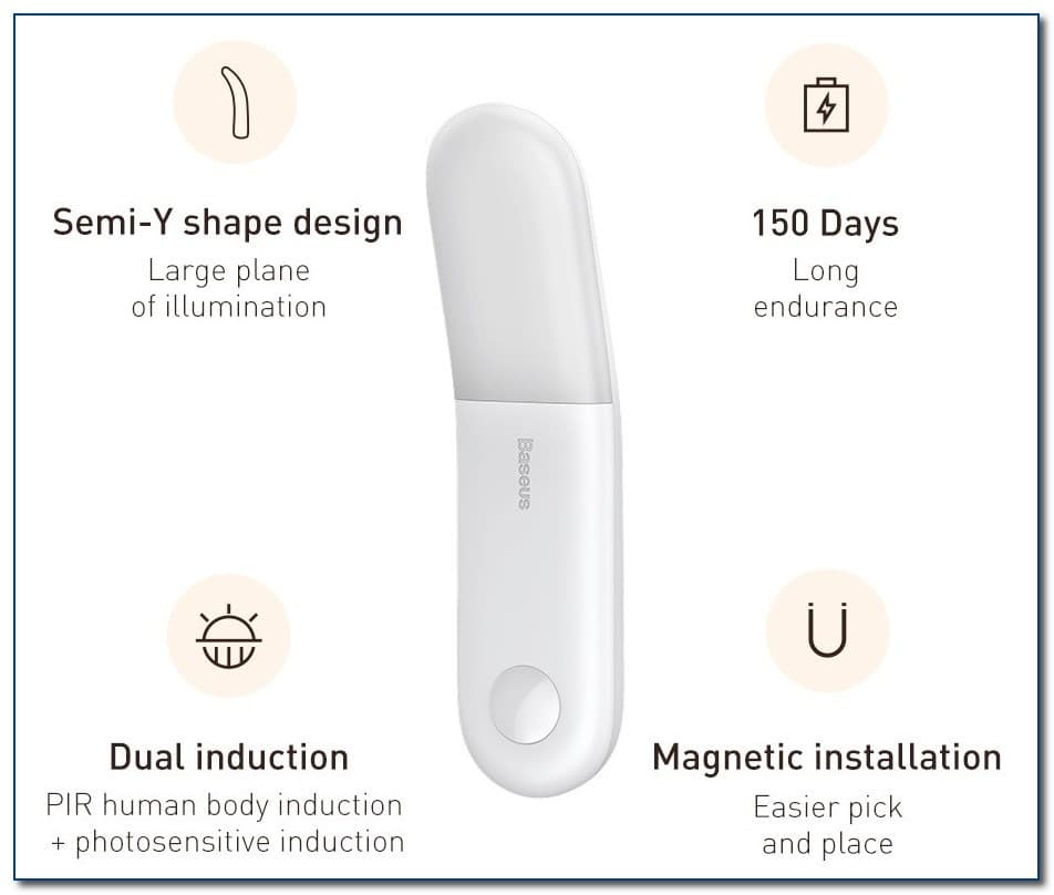 Baseus Night Lamp Functions