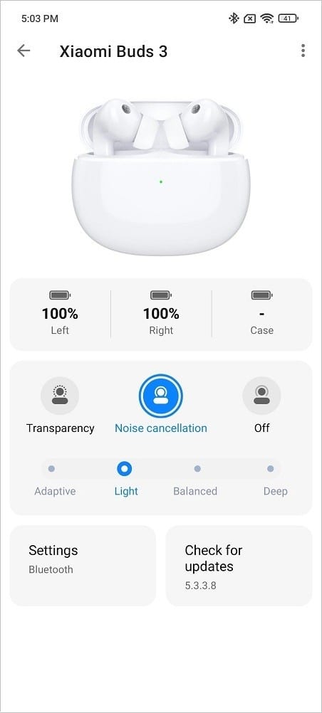 Xiaomi Buds 3 M8 App 1