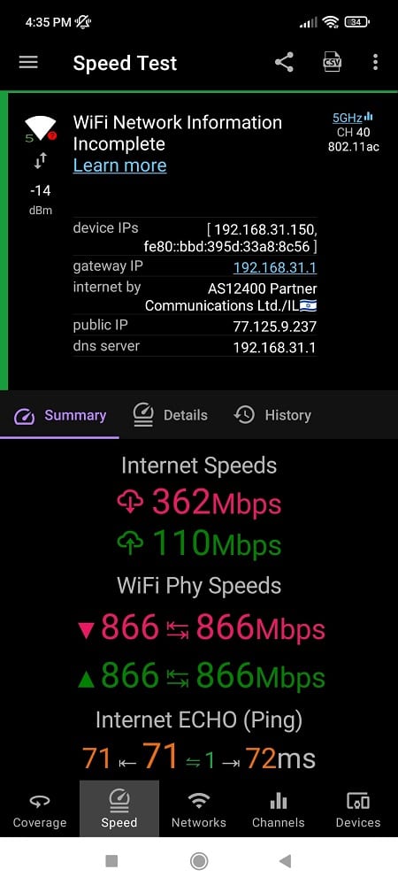 Xiaomi Mi Ax1800 Test 2