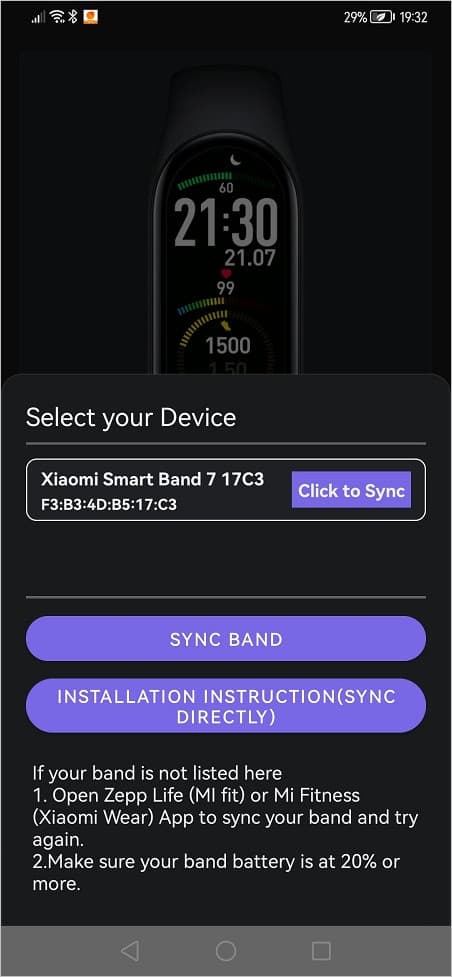 Mi Band 7 Watch Faces 06