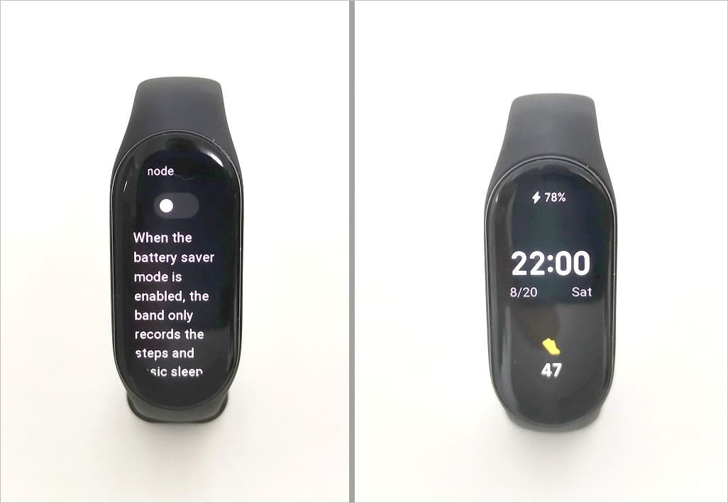 Smart Band 7 Battery Save Mode
