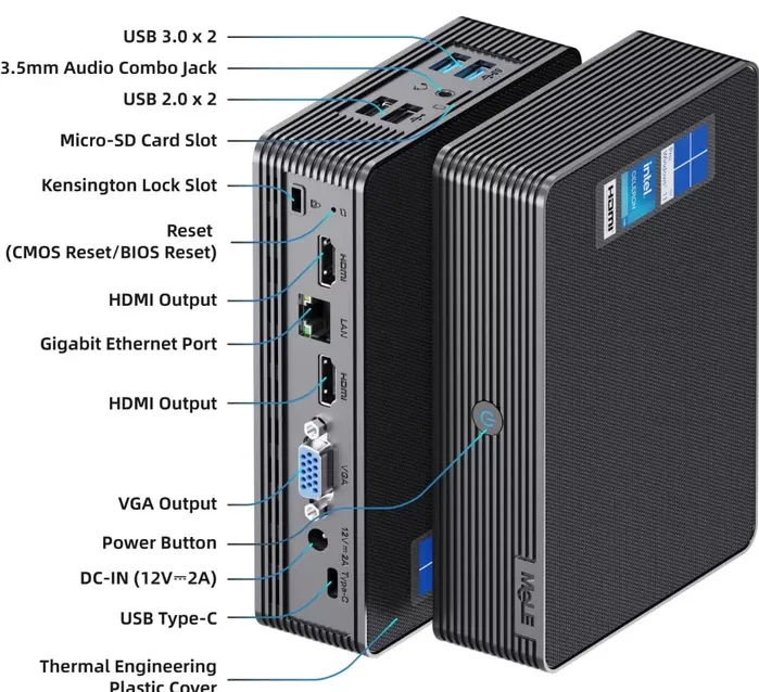 Quieter Hd3q Mini Pc Interfaces