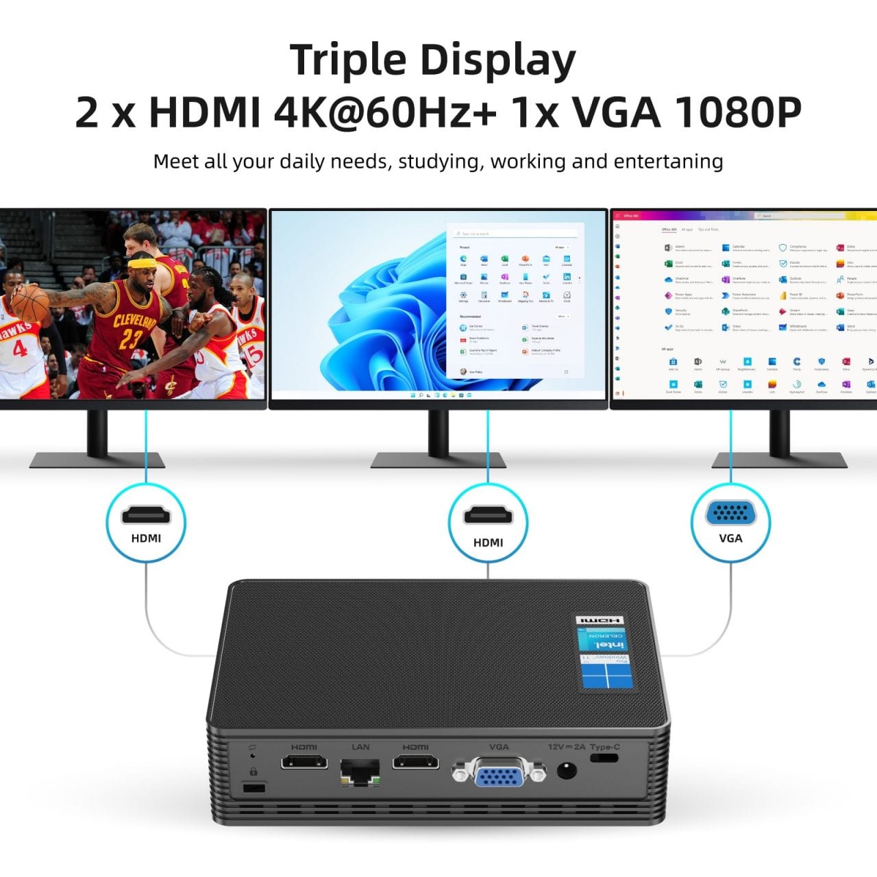 Quieter Hd3q Triple Display