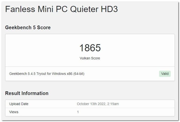 Quieter Hd3q Mini Pc Vulkan