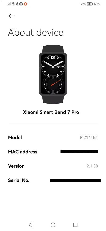 Smart Band 7 Pro Mi Fitness 9