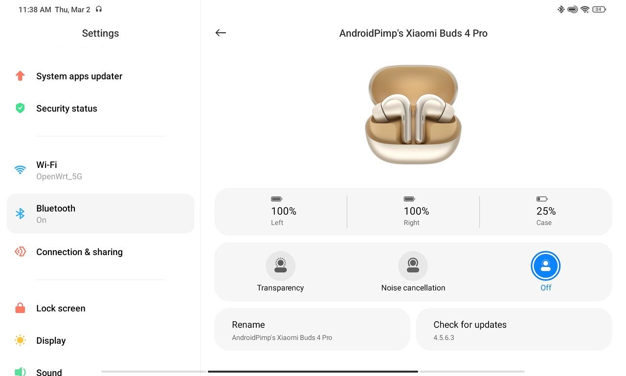 Buds 4 Pro Redmi Pad5 5