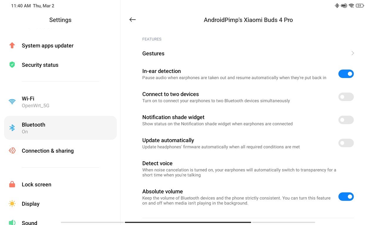 Buds 4 Pro Redmi Pad5 7