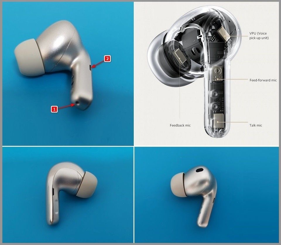 xiaomi buds 4 pro earbuds design