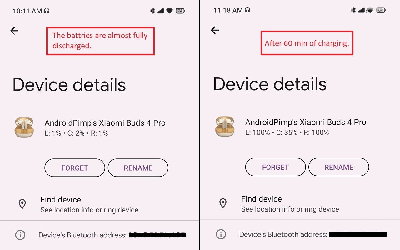 Xiaomi Buds 4 Pro Charging5
