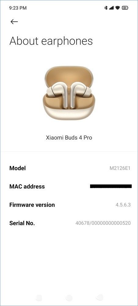 Xiaomi Buds App 5