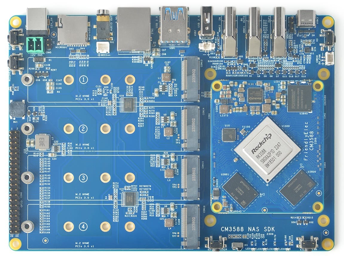 Friendlyelec Cm3588 Nas Kit Asm