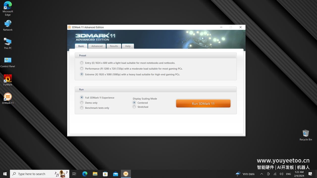 Youyeetoo X1 3dmark11 P1