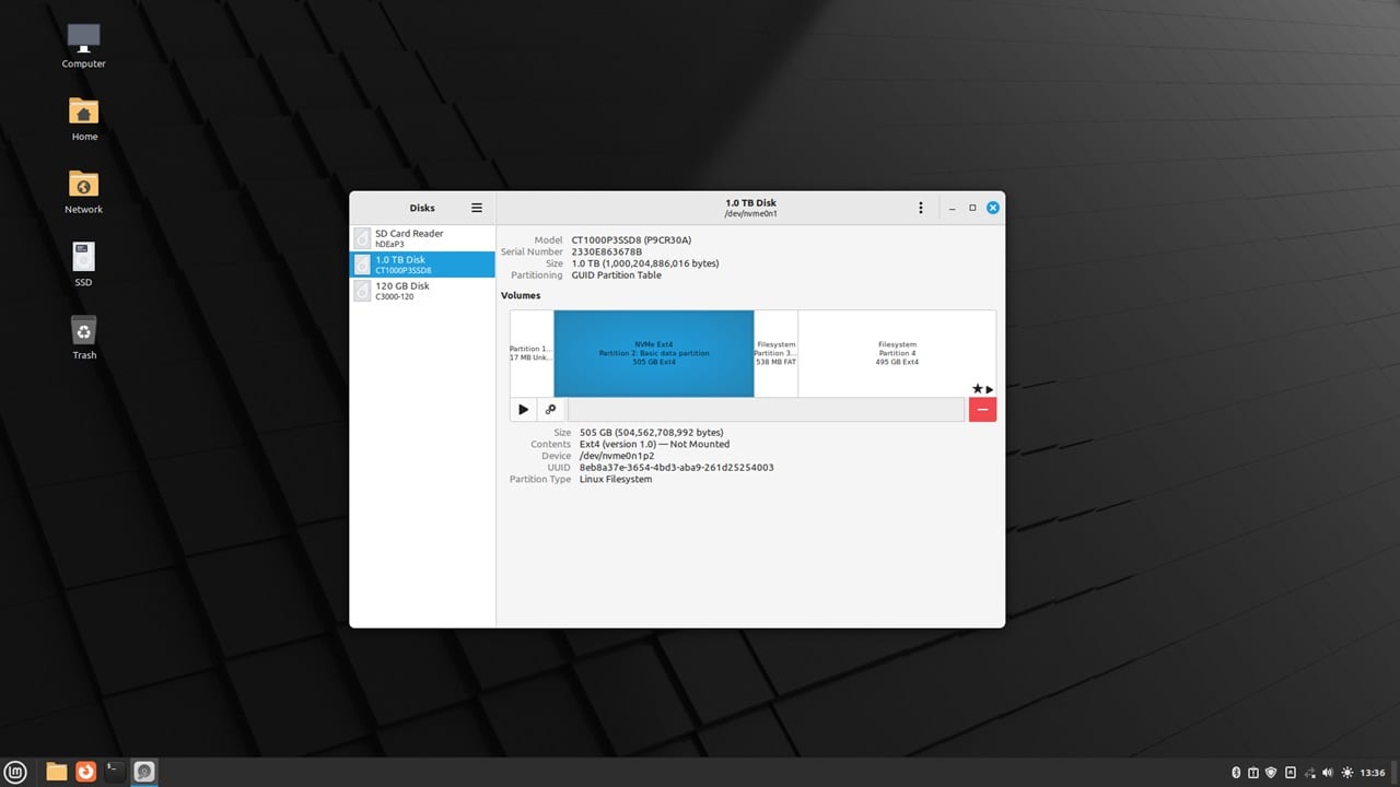 Youyeetoo X1 Nvme Linux P3