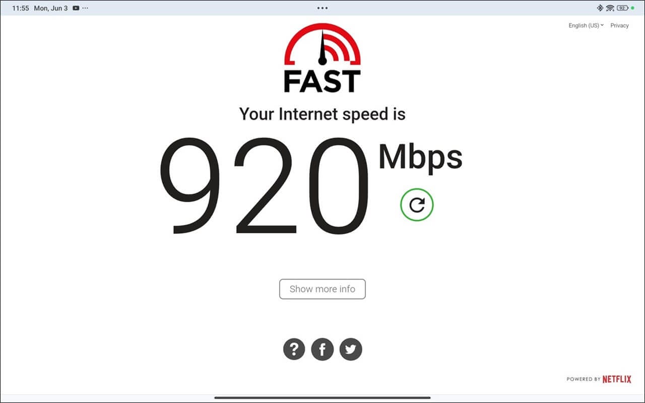 Poco Pad WiFi Test