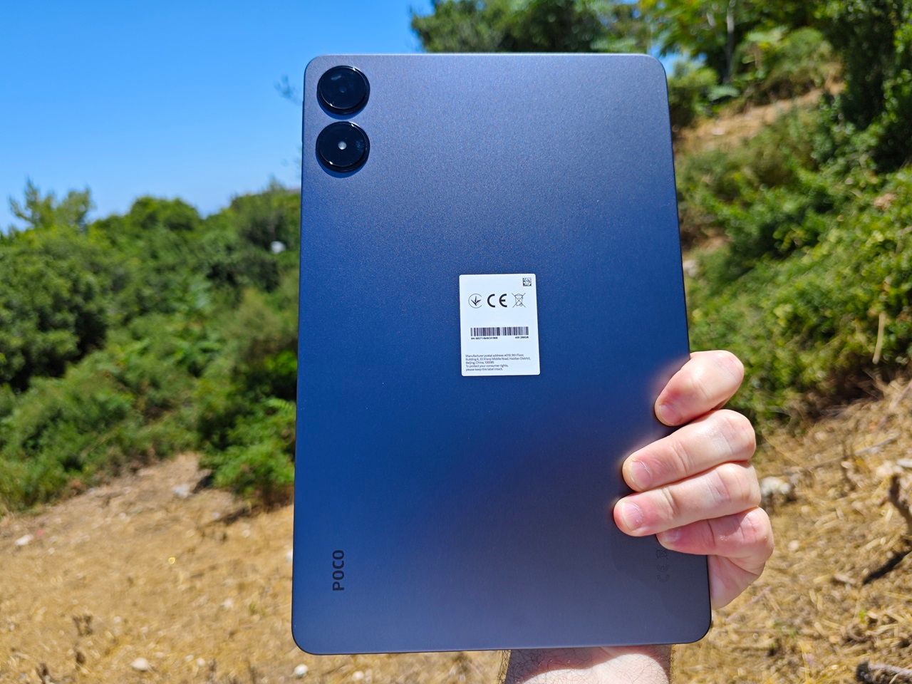 Poco Pad Sunlight visibility test (Rear)