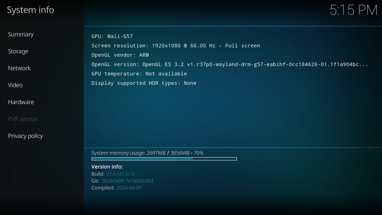 Ugoos SK1 Kodi P4