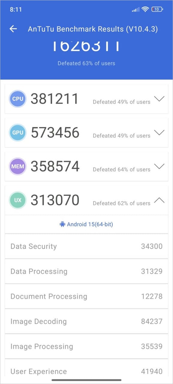 Poco X7 Pro AnTuTu 6