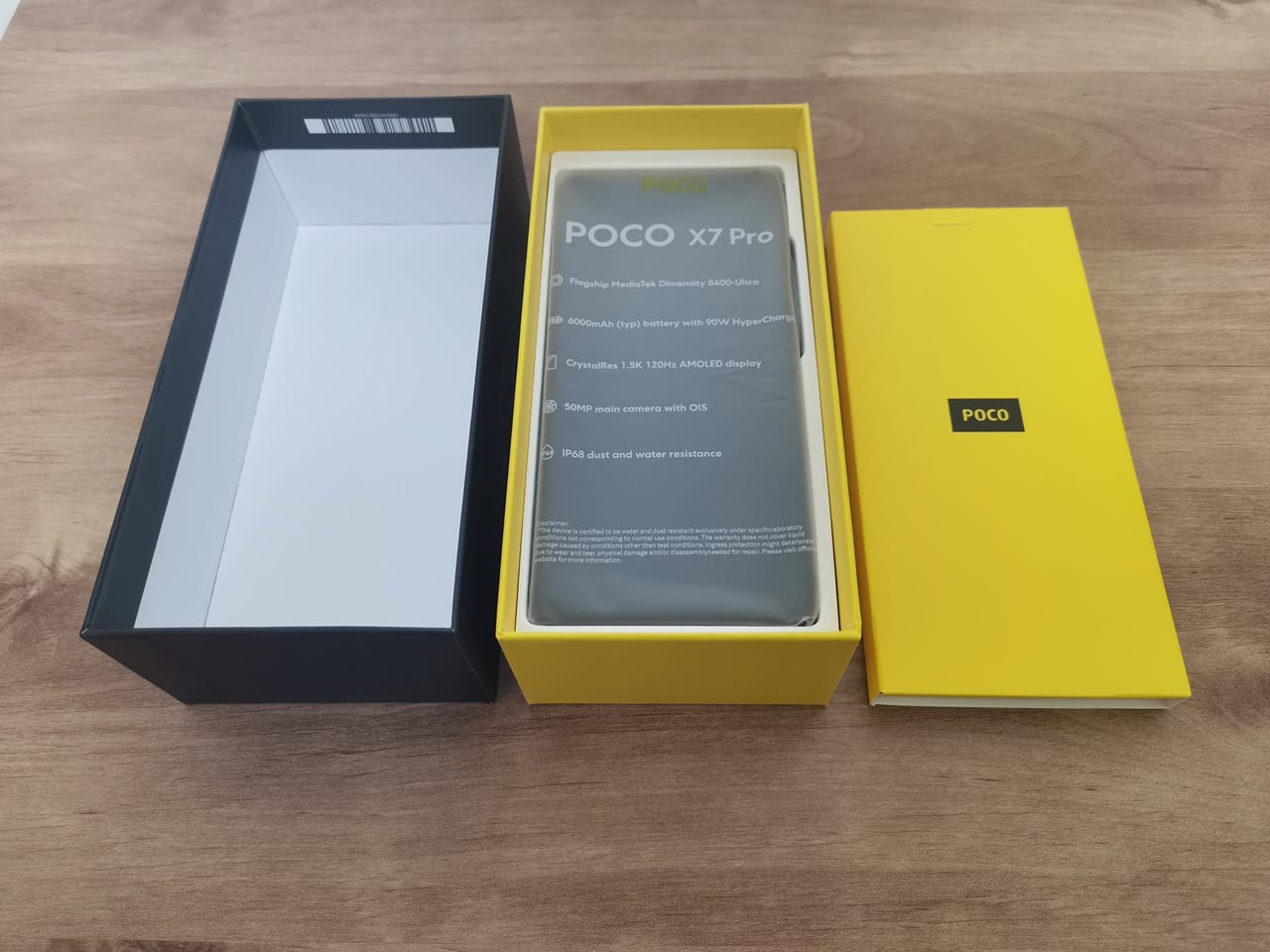 Poco X7 Pro Unbox Main Pkg 2