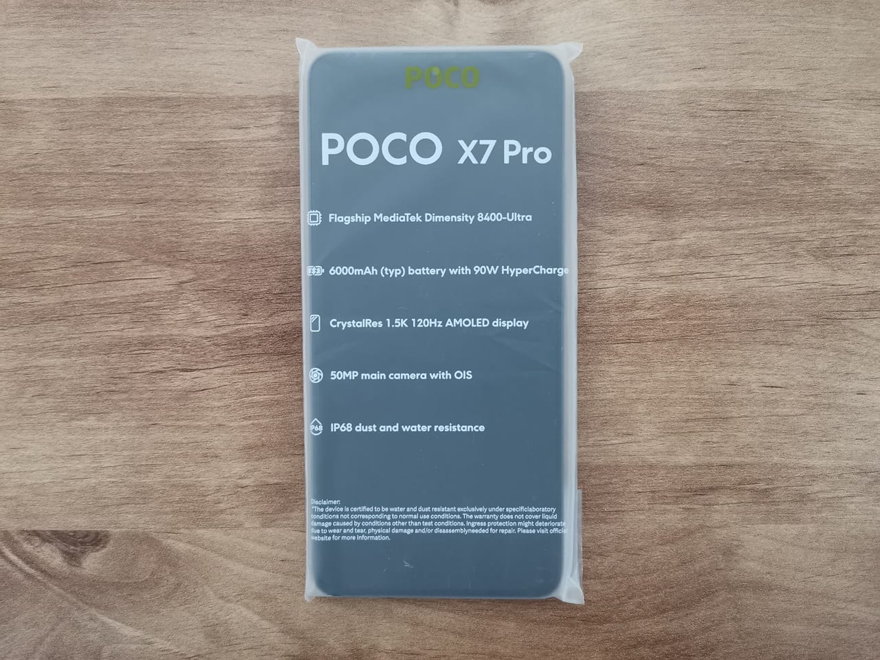 Poco X7 Pro Unbox Main Pkg 7