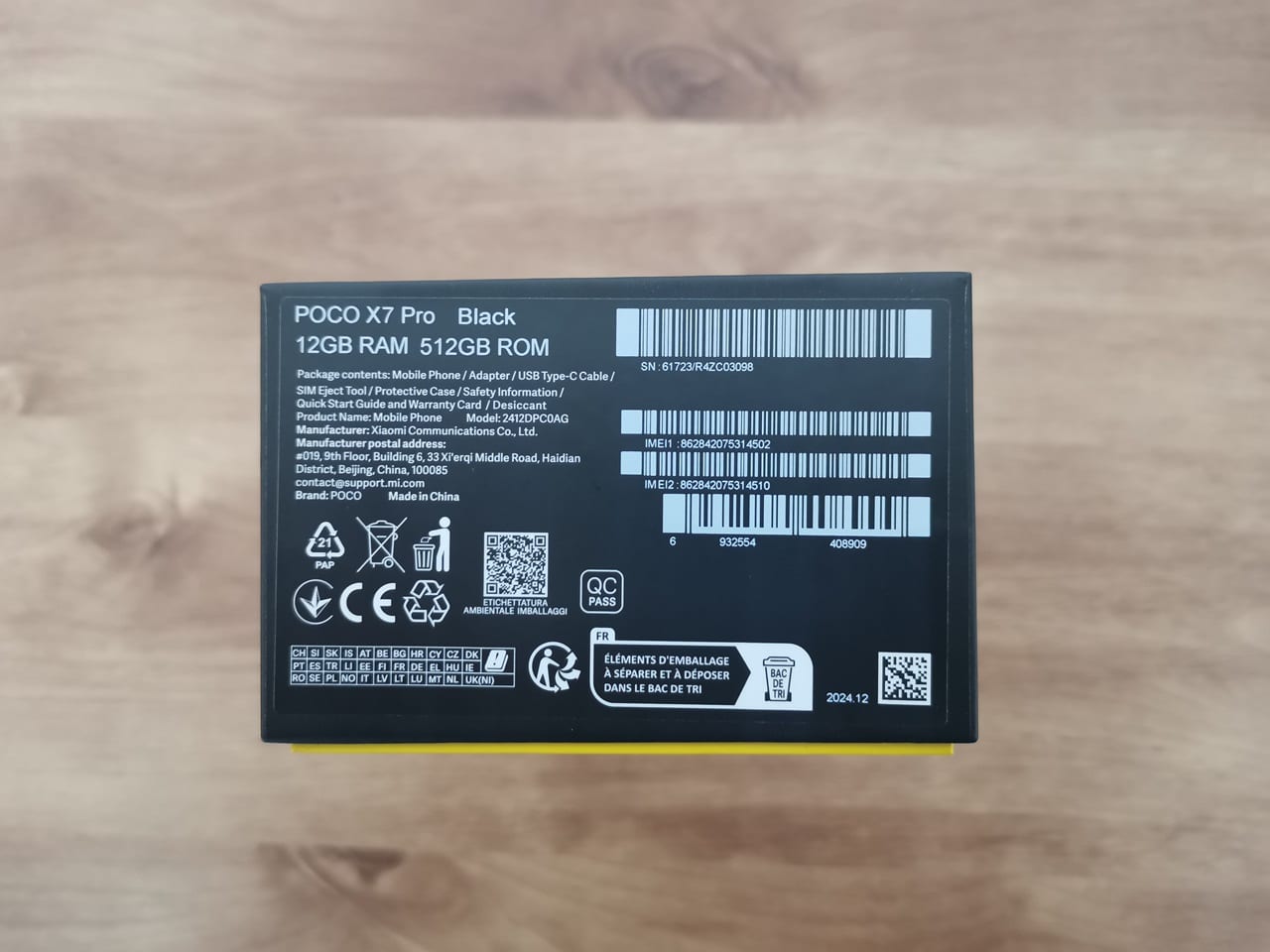 PocoX7 Pro Package 7