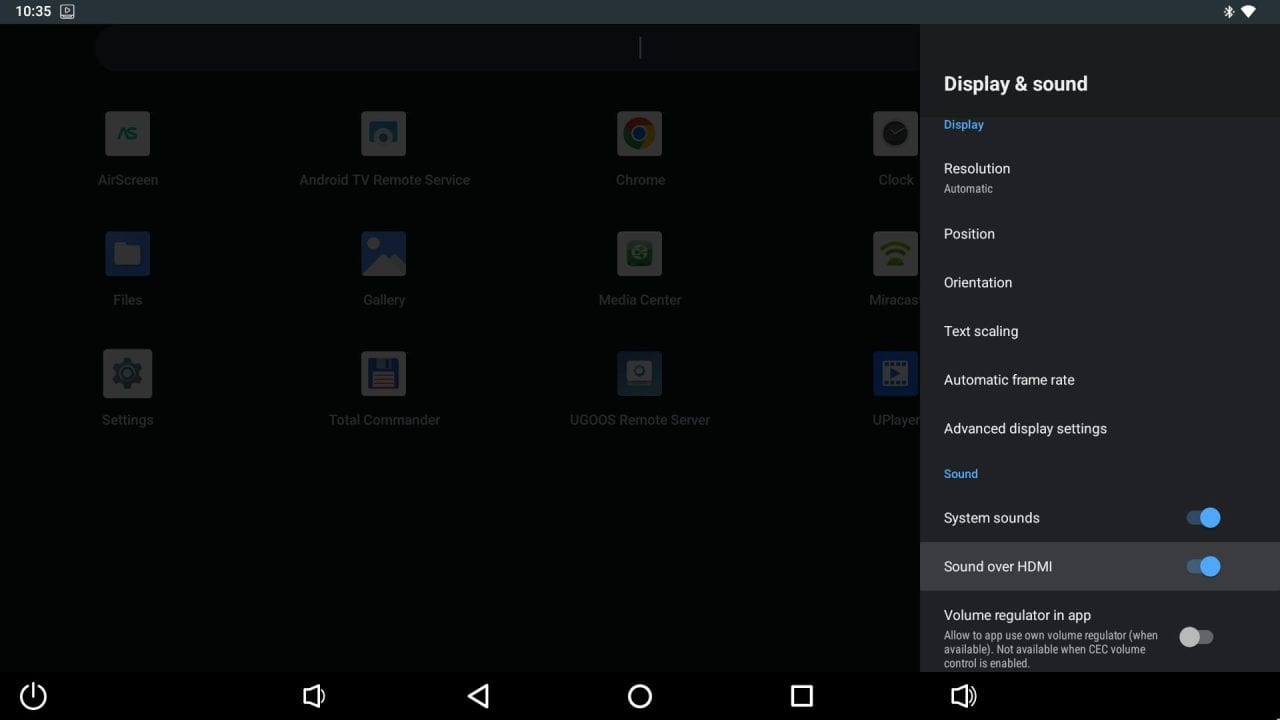 Ugoos SK4 GUI 5