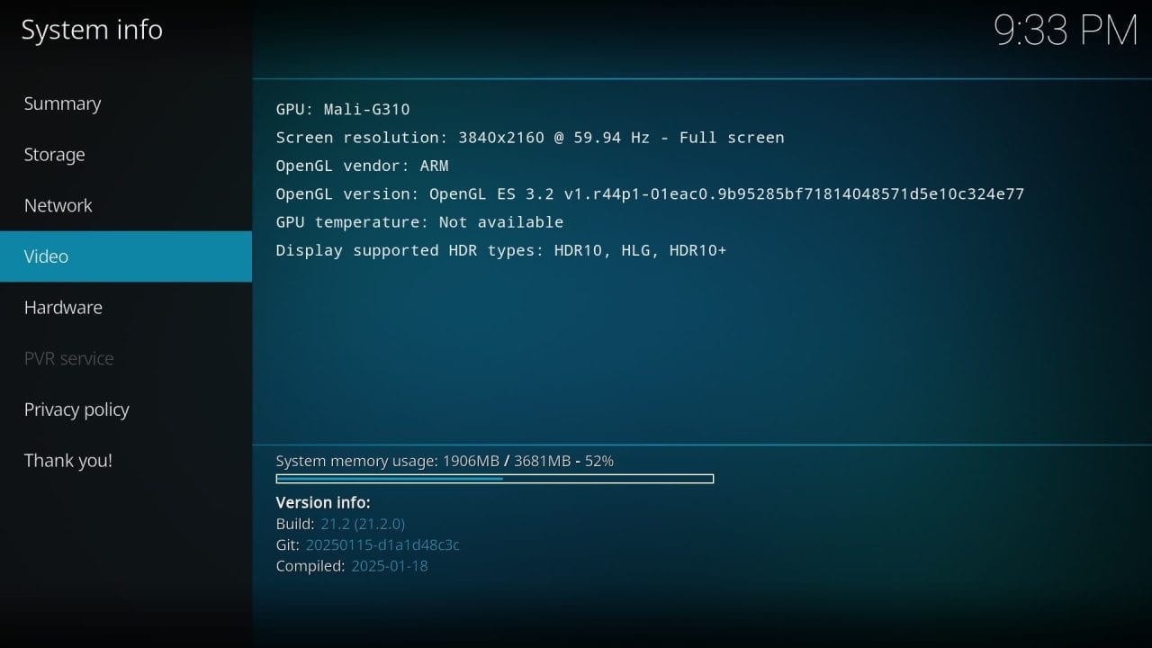 Ugoos SK4 Kodi 5