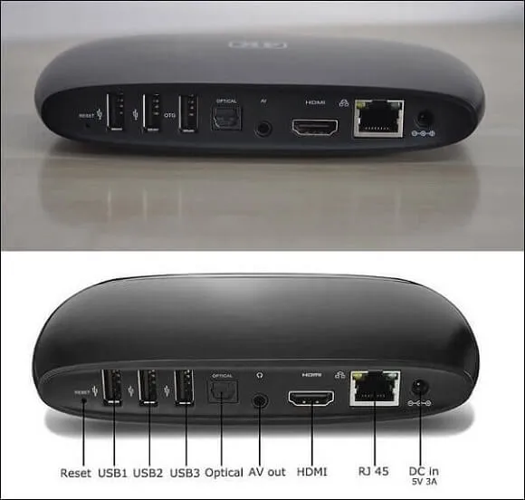 CX_S806S_Amlogic_S812_TV_Box_top_back_connectins_view