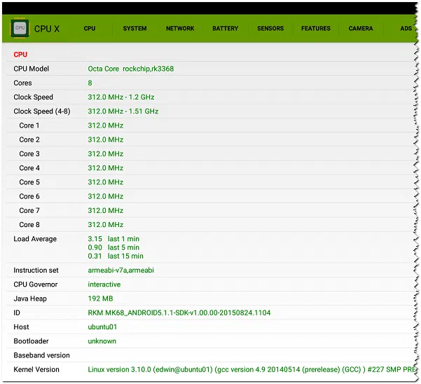 Rikomagic_MK68 CPU Z