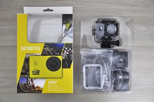 V3 Sport Action Camera Unpacking