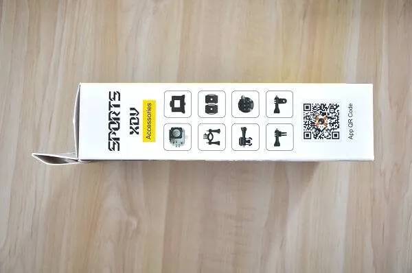 Allwinner V3 Sport Action Camera Left Package