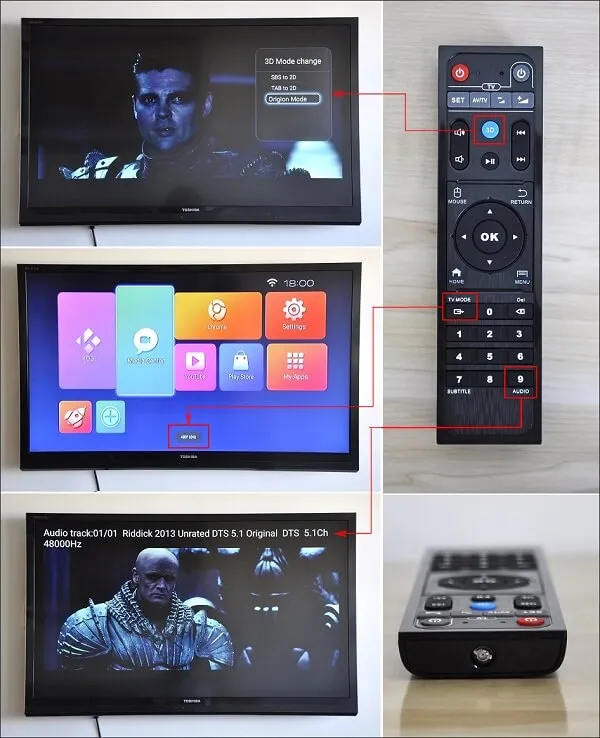 HiMedia_H8_Remote_functions
