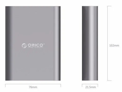 ORICO_QC2.0_10400mAh_Power_Bank_Dimensions