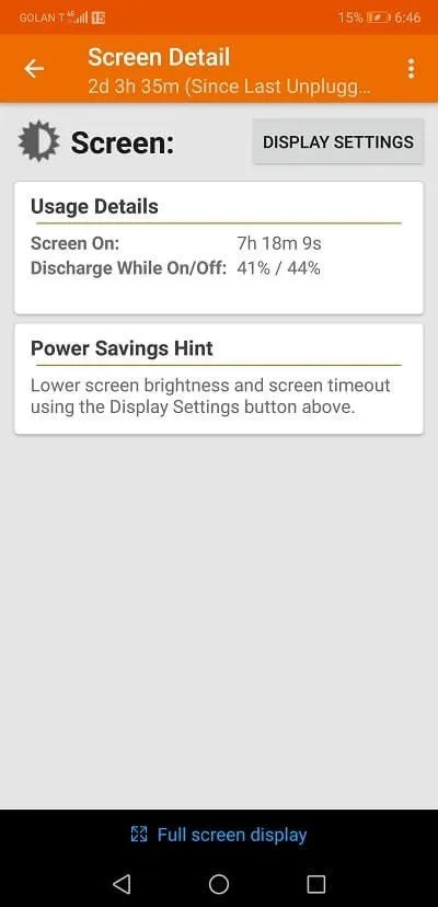Huawei P20 Battery Usage 1 Huawei P20 Battery Usage 1