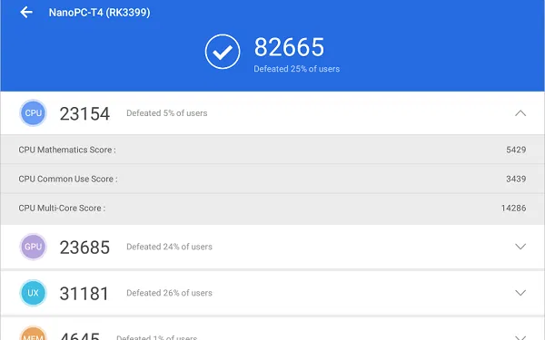 NanoPC T4 AnTuTu P2 NanoPC T4 AnTuTu P2