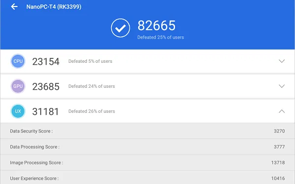NanoPC T4 AnTuTu P4 NanoPC T4 AnTuTu P4