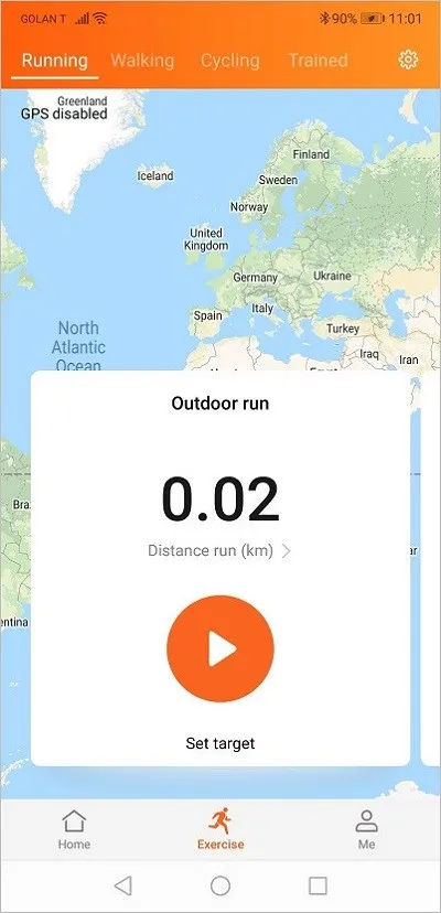 Honor Band 3 Health Exercises P1