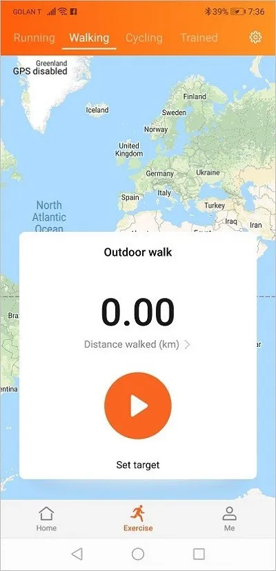 Honor Band 3 Health Exercises P3