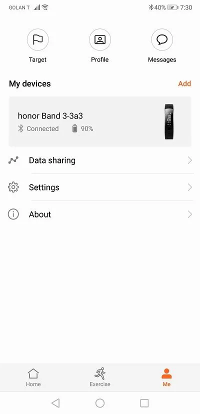 Honor Band 3 Me Health P2