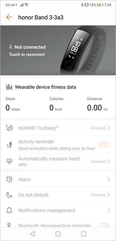 Honor Band 3 Me Health P20