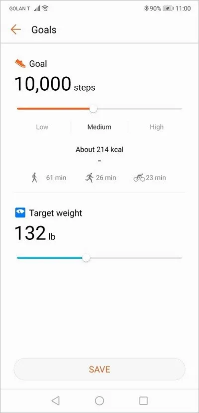 Honor Band 3 Me Health P3