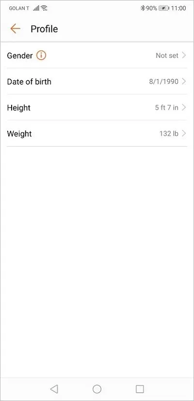 Honor Band 3 Me Health P4